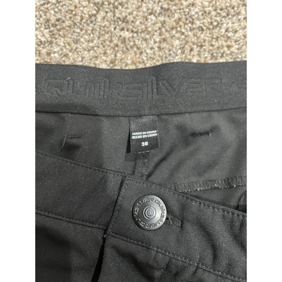 Quiksilver Mens Performance Technical Pants Black Size 38 Activewear - Picture 4 of 7
